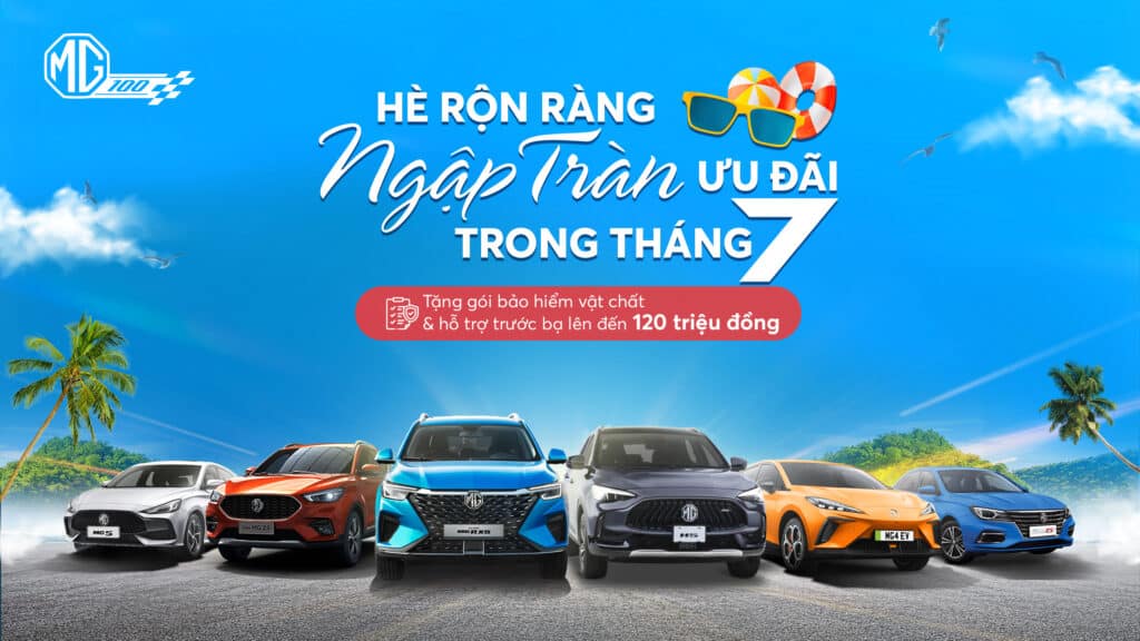 Ưu đãi tháng 7 của MG
